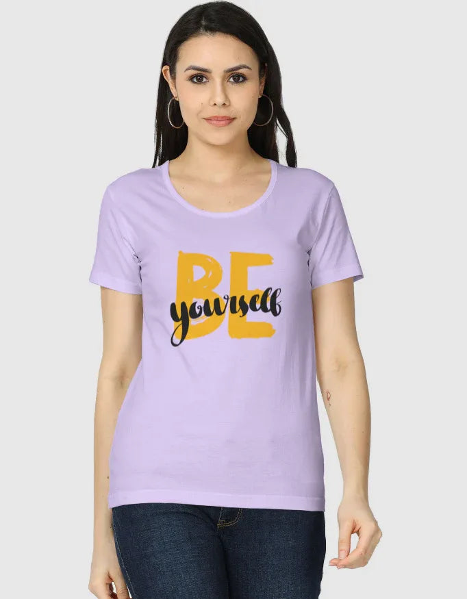 Be Yourself Graphic Classic T-Shirt for Women - Not So Suttle