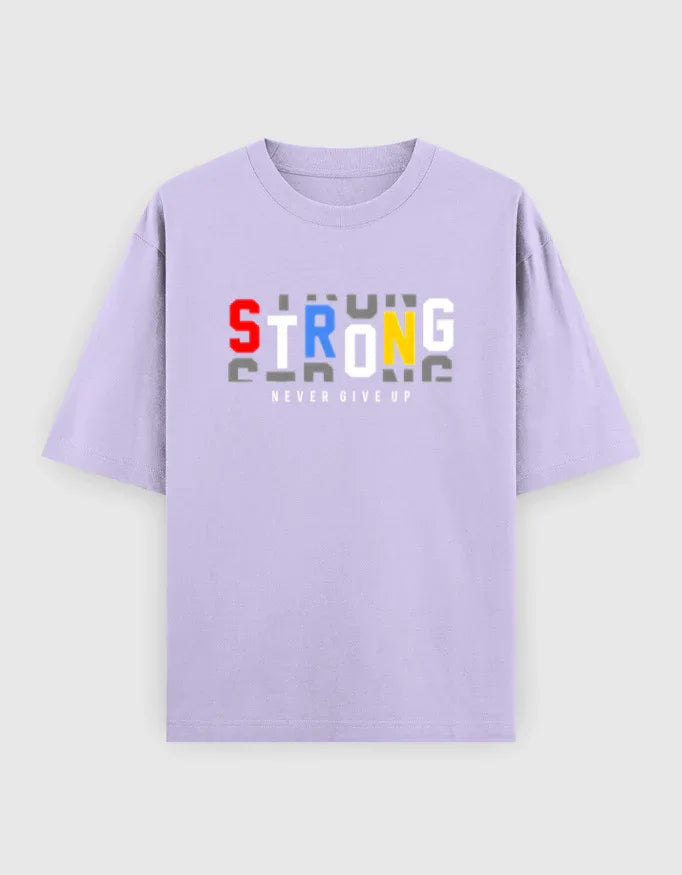 Strong Graphic Oversized Classic T-Shirt for Men - Not So Suttle