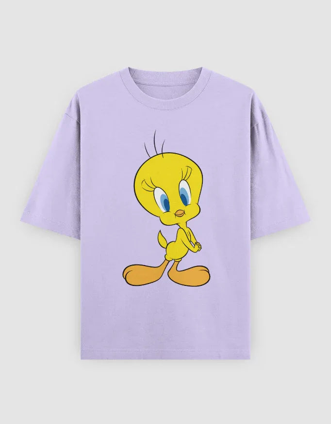 Tweety Graphic Oversized Classic T-Shirt for Women - Not So Suttle