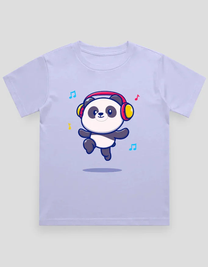 Panda Headphone Graphics T-Shirt for Boys - Not So Suttle