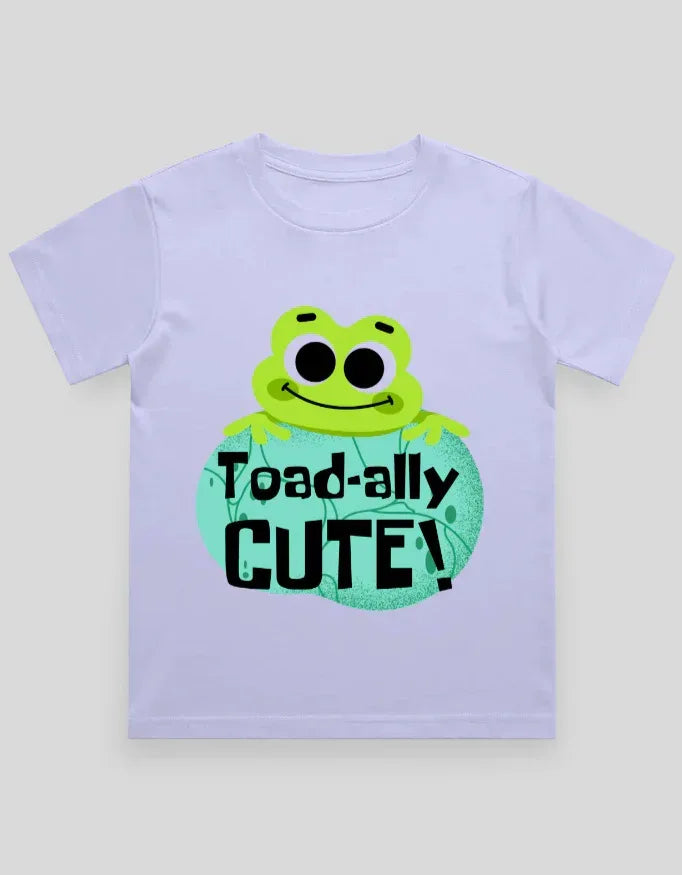 Cute Toad Graphic T-Shirt for Boys - Not So Suttle