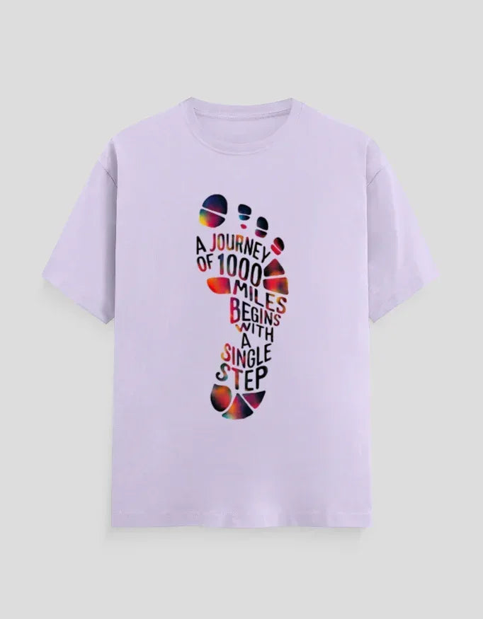 1000 Steps Graphic Classic Crew T-Shirt for Men - Not So Suttle