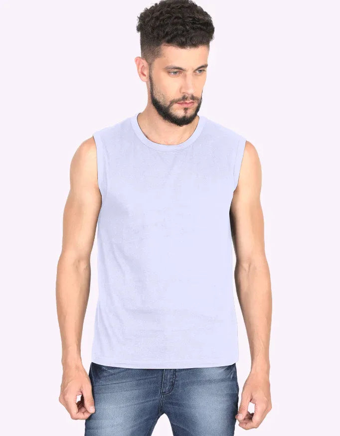 Men's Solid Sleeveless T-Shirt - Not So Suttle