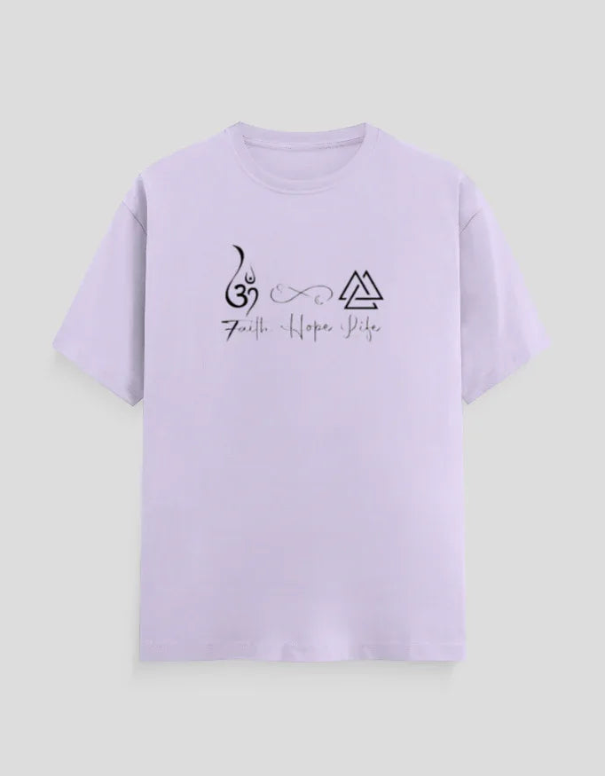 Faith Hope Life Graphic T-Shirt for Men - Not So Suttle