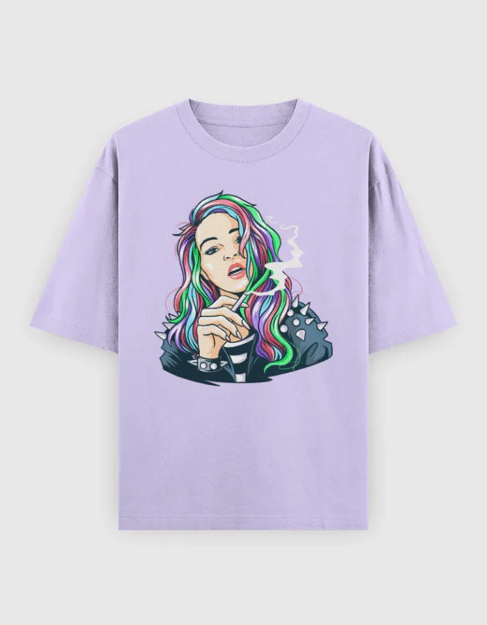 Rebel Graphic Oversized Classic T-Shirt for Women - Not So Suttle