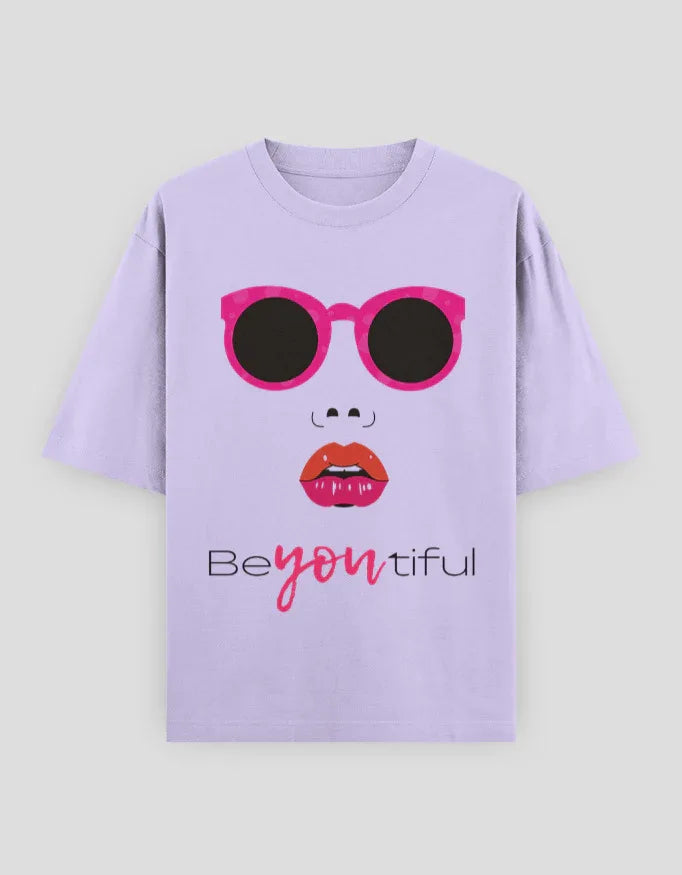 BeYoutiful Graphic Oversized Classic T-Shirt for Women - Not So Suttle