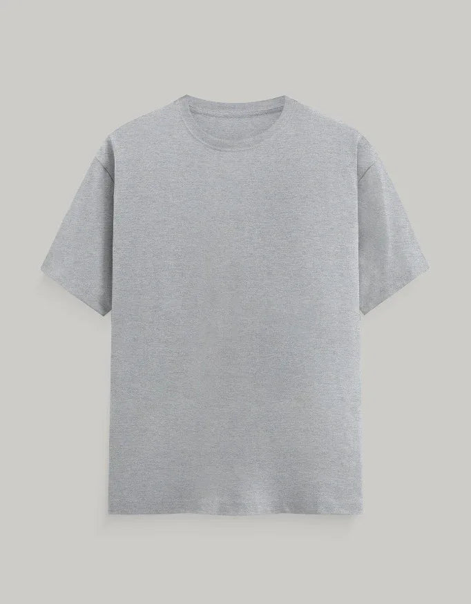Solid Grey Classic Crew T-Shirt for Men - Not So Suttle