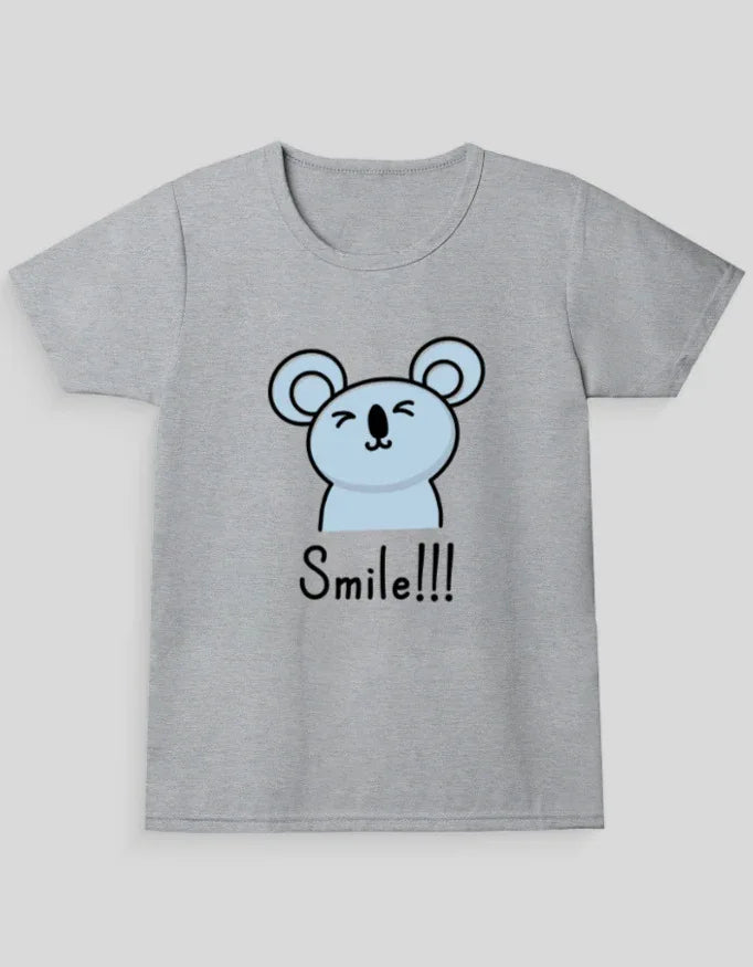 Smile Graphic T-Shirt for Girl's - Not So Suttle