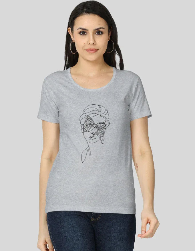 Sketch Graphic Classic T-Shirt for Women - Not So Suttle