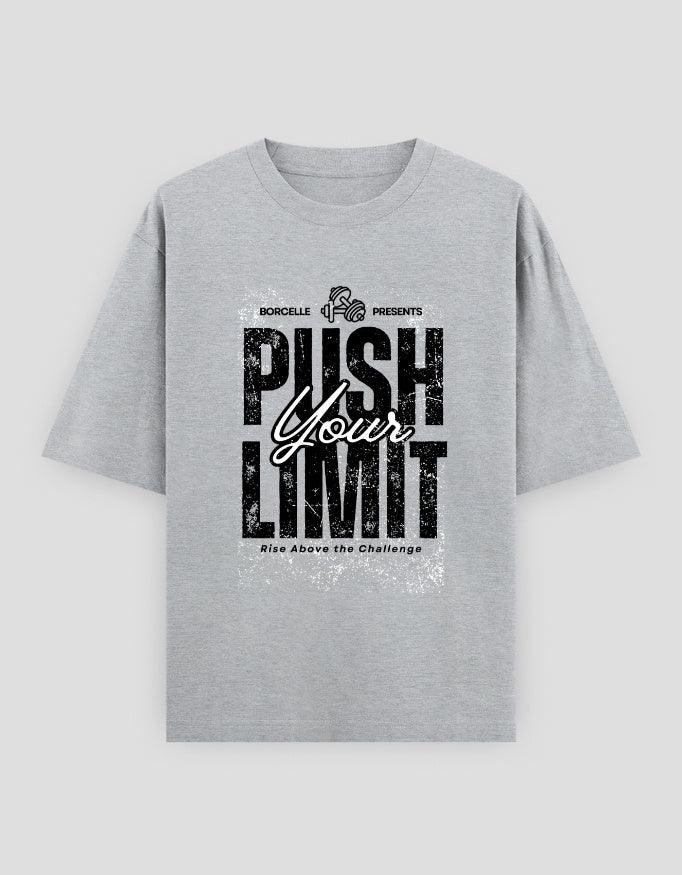Push Your Limit Graphic Oversized Classic T-Shirt for Women - Not So Suttle