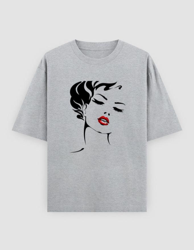 Retro Graphic Oversized Classic T-Shirt for Women - Not So Suttle