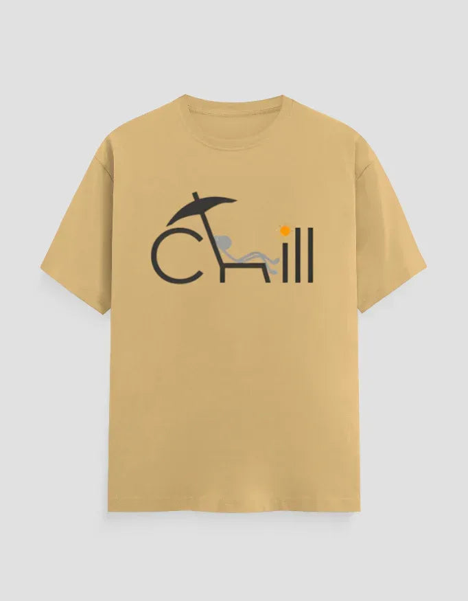 Chill Graphic T-Shirt for Men - Not So Suttle