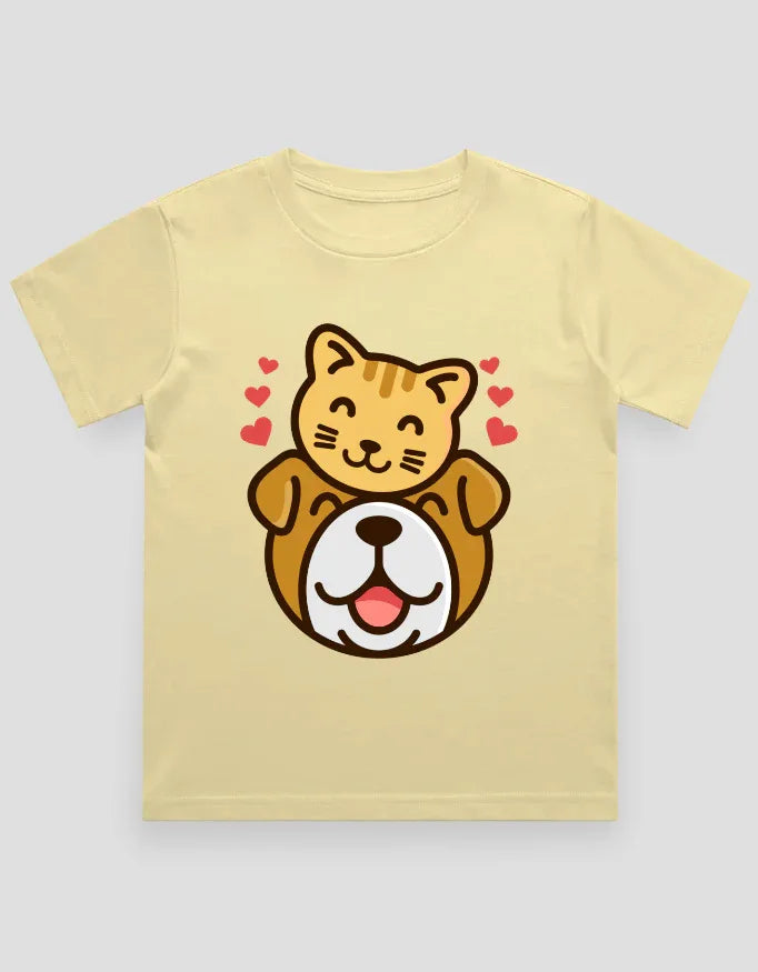 Cat and Dog T-Shirt for Boys - Not So Suttle