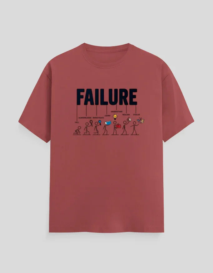 Failure Graphic Classic Crew T-Shirt for Men - Not So Suttle