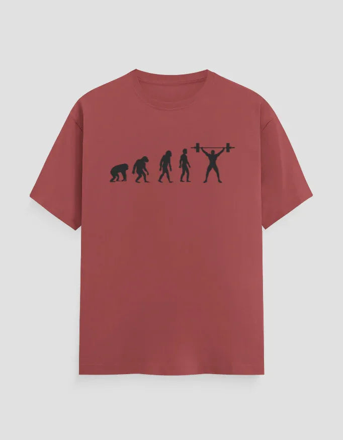 Evolution Graphic Classic Crew T-Shirt for Men - Not So Suttle