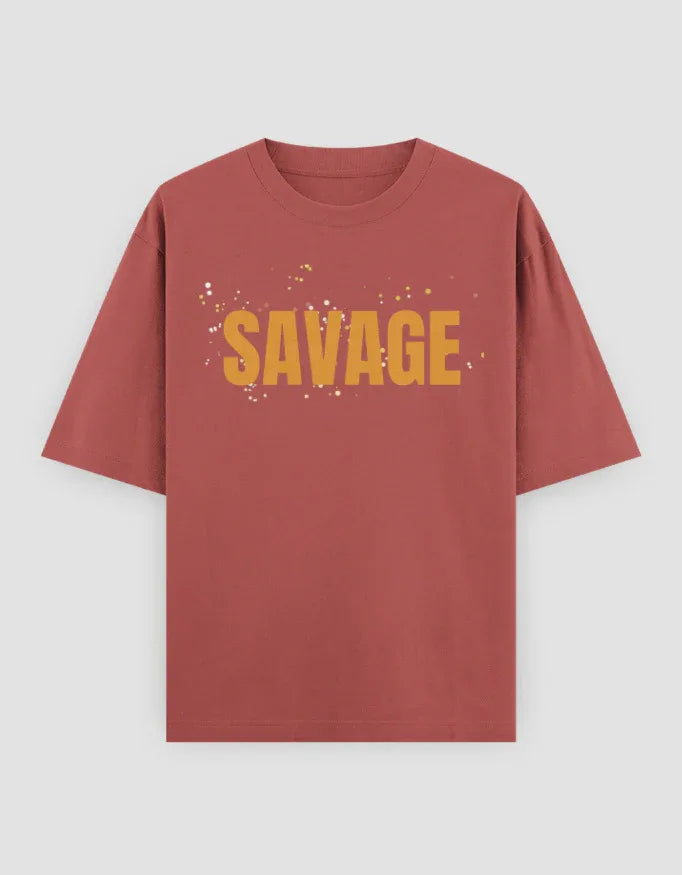 Savage Graphic Oversized Classic T-Shirt for Women - Not So Suttle
