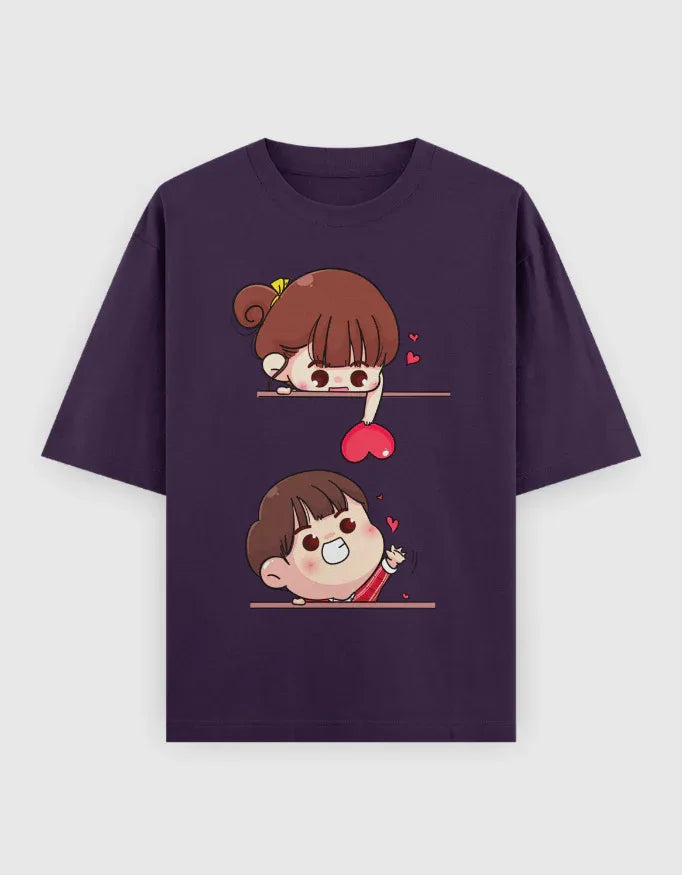 Love Life Graphic Oversized Classic T-Shirt for Women - Not So Suttle