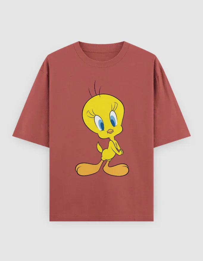 Tweety Graphic Oversized Classic T-Shirt for Women - Not So Suttle