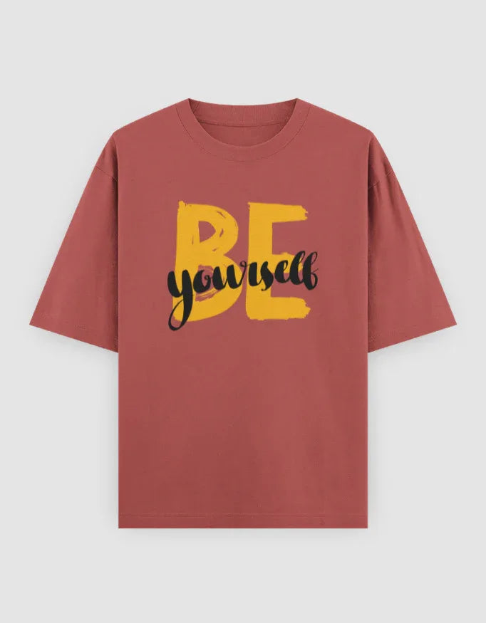 Be Yourself Graphic Oversized Classic T-Shirt for Women - Not So Suttle