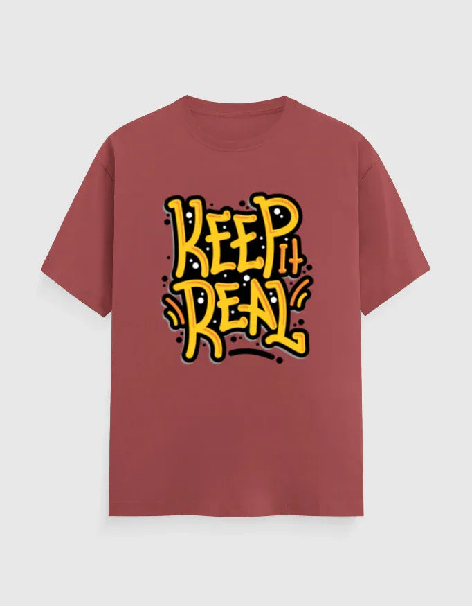 Keep It Real Graphic T-Shirt for Men - Not So Suttle