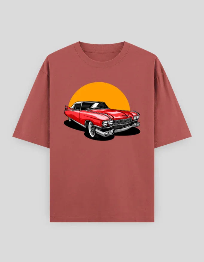 Mustang Graphic Oversized Classic T-Shirt for Men - Not So Suttle