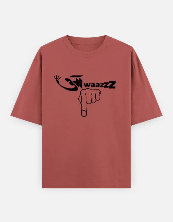 Aawaaz Niche Graphic Oversized Classic T-Shirt for Men - Not So Suttle