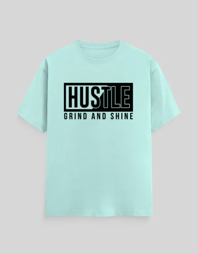 Hustle Graphic Classic Crew T-Shirt for Men - Not So Suttle
