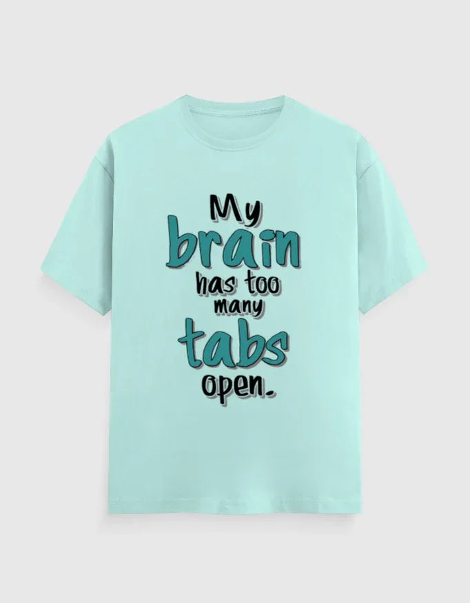 Too Many Tabs Graphic Classic Crew T-Shirt for Men - Not So Suttle