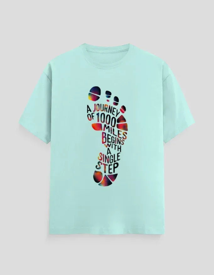 1000 Steps Graphic Classic Crew T-Shirt for Men - Not So Suttle