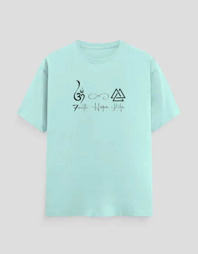 Faith Hope Life Graphic T-Shirt for Men - Not So Suttle