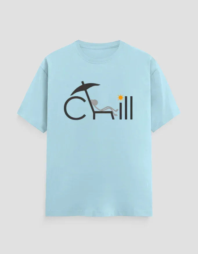 Chill Graphic T-Shirt for Men - Not So Suttle