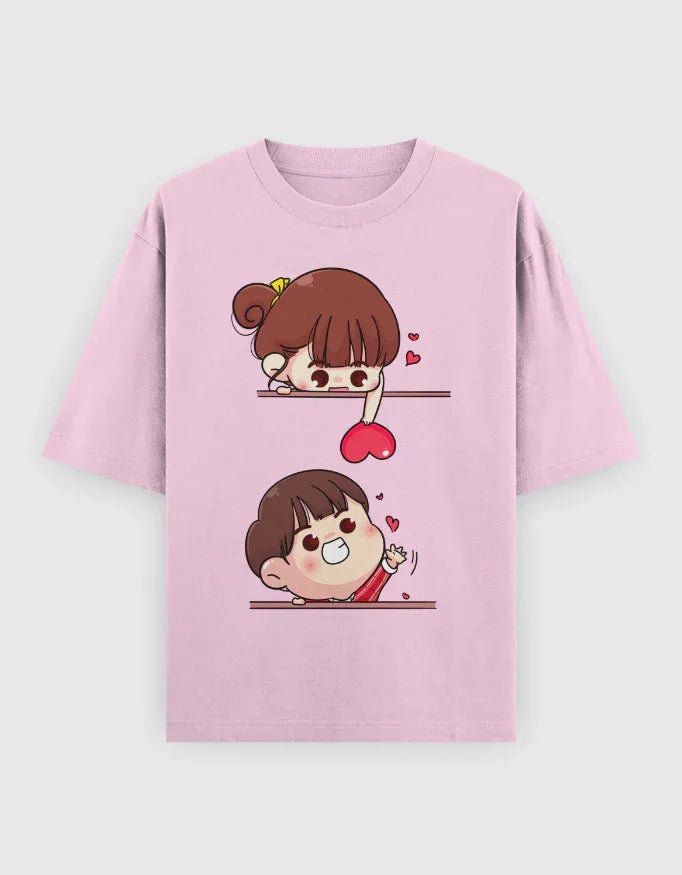 Love Life Graphic Oversized Classic T-Shirt for Women - Not So Suttle