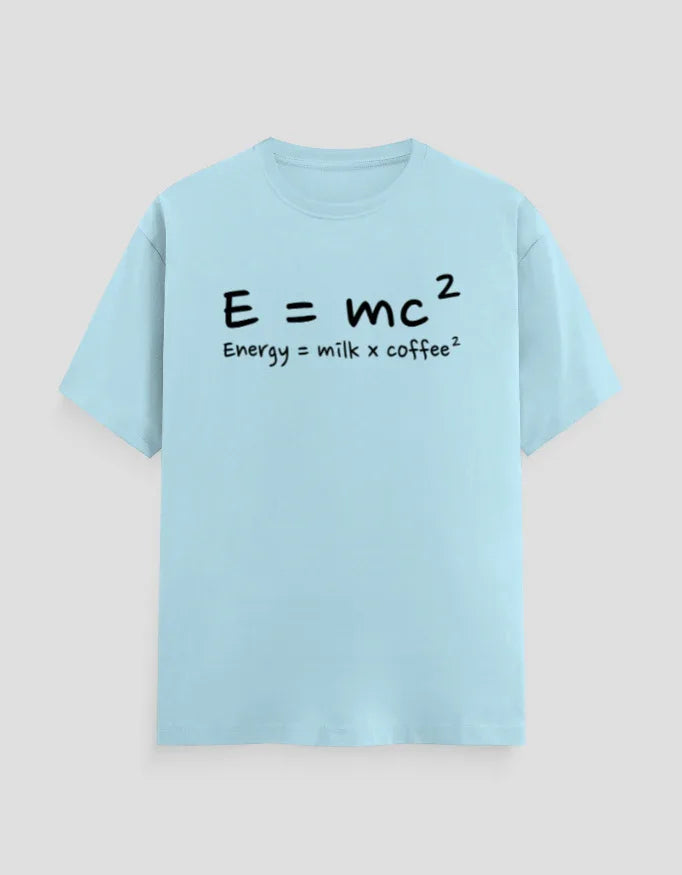 Energy Milk Coffee Graphic Classic Crew T-Shirt for Men - Not So Suttle