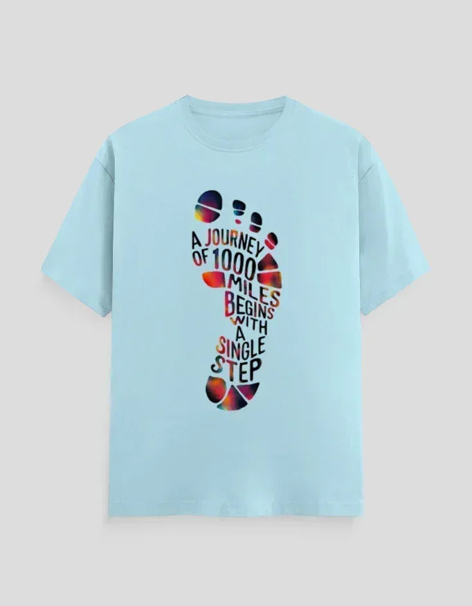 1000 Steps Graphic Classic Crew T-Shirt for Men - Not So Suttle