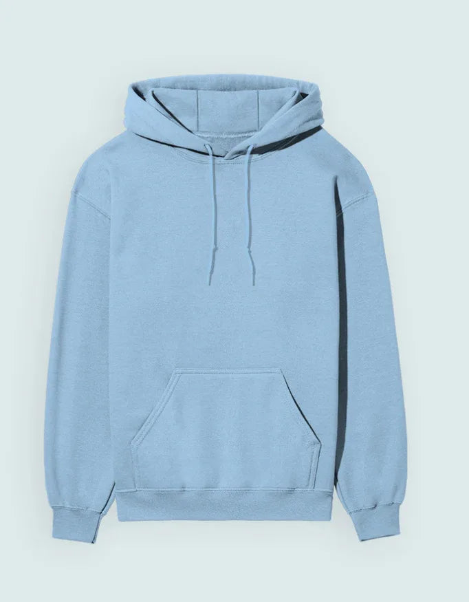 Baby Blue Men's Hoodie - Not So Suttle