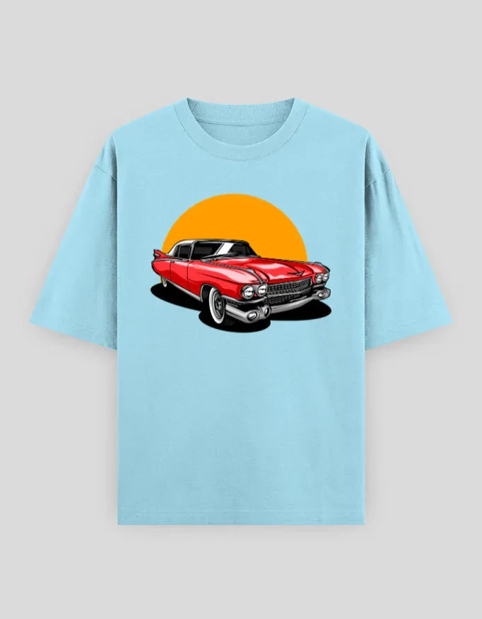 Mustang Graphic Oversized Classic T-Shirt for Men - Not So Suttle