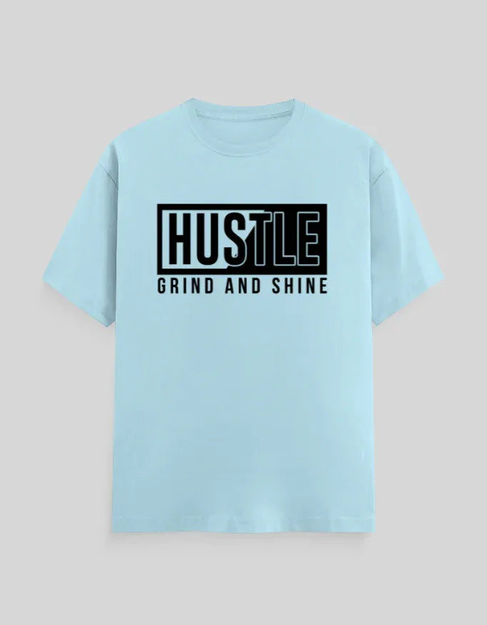 Hustle Graphic Classic Crew T-Shirt for Men - Not So Suttle