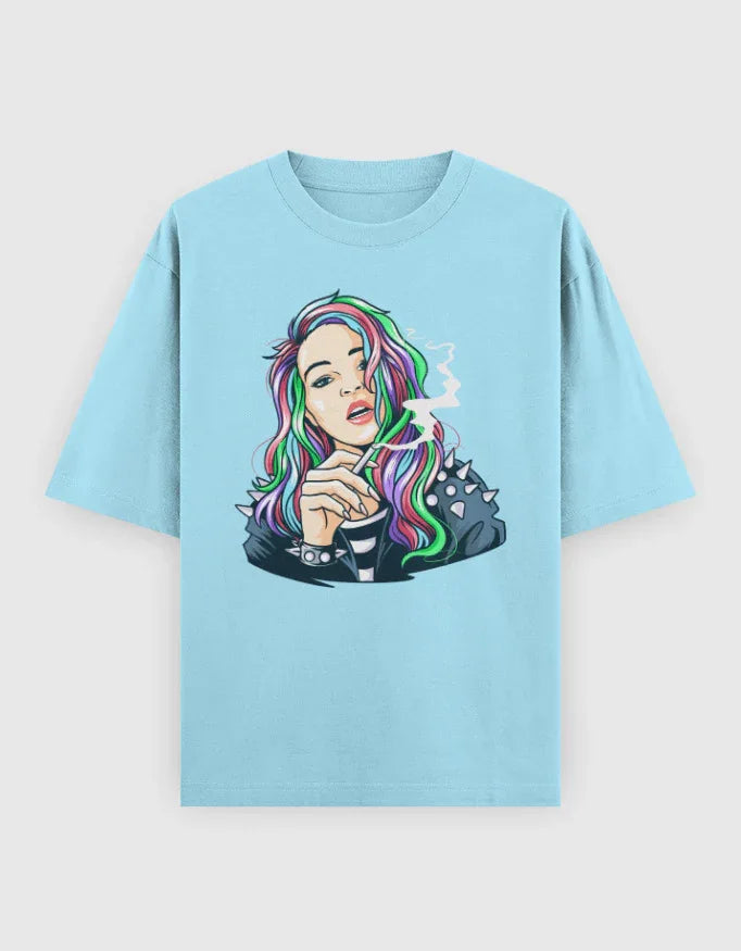 Rebel Graphic Oversized Classic T-Shirt for Women - Not So Suttle