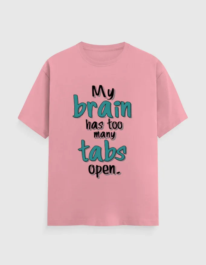 Too Many Tabs Graphic Classic Crew T-Shirt for Men - Not So Suttle