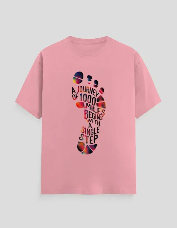 1000 Steps Graphic Classic Crew T-Shirt for Men - Not So Suttle