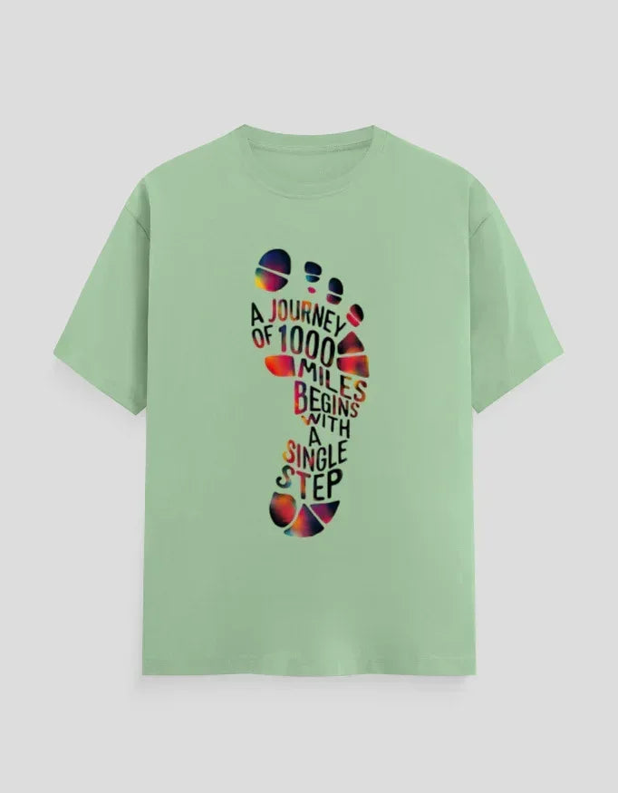 1000 Steps Graphic Classic Crew T-Shirt for Men - Not So Suttle