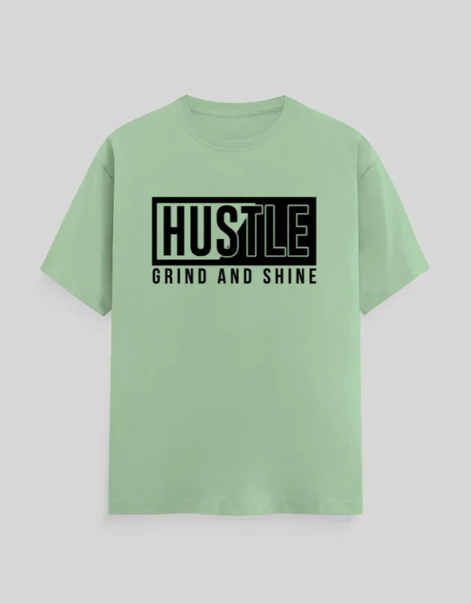 Hustle Graphic Classic Crew T-Shirt for Men - Not So Suttle