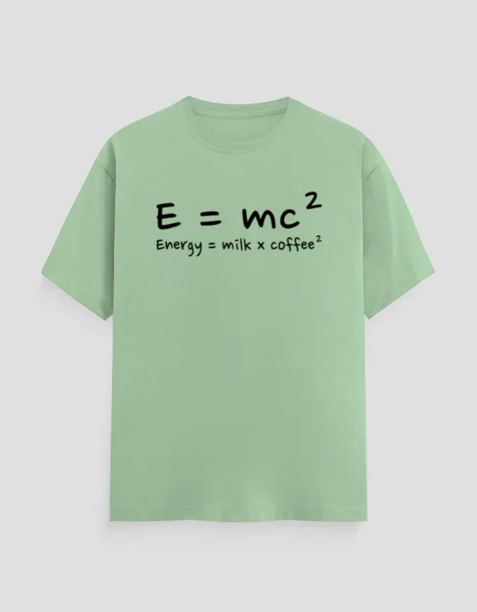 Energy Milk Coffee Graphic Classic Crew T-Shirt for Men - Not So Suttle