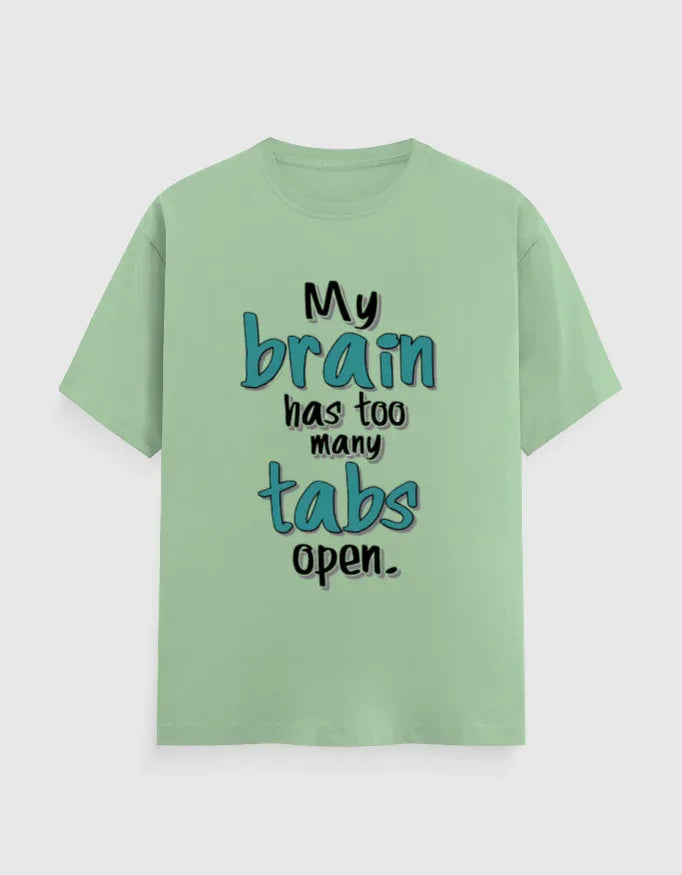 Too Many Tabs Graphic Classic Crew T-Shirt for Men - Not So Suttle