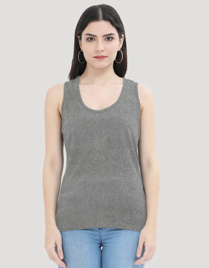 Charcoal Grey Tank Top - Not So Suttle
