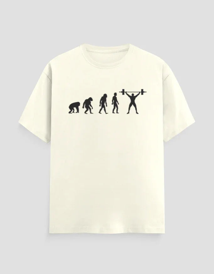 Evolution Graphic Classic Crew T-Shirt for Men - Not So Suttle