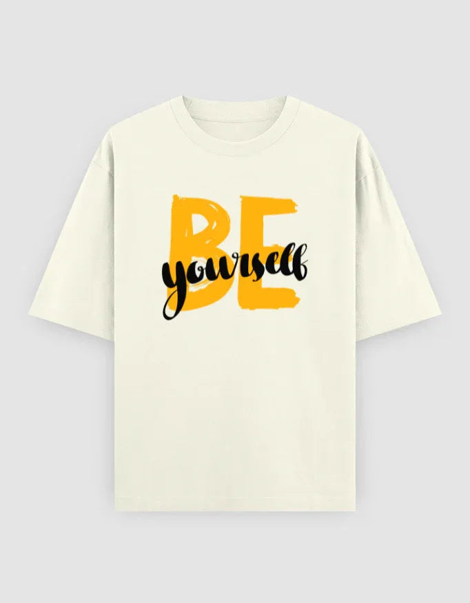 Be Yourself Graphic Oversized Classic T-Shirt for Women - Not So Suttle