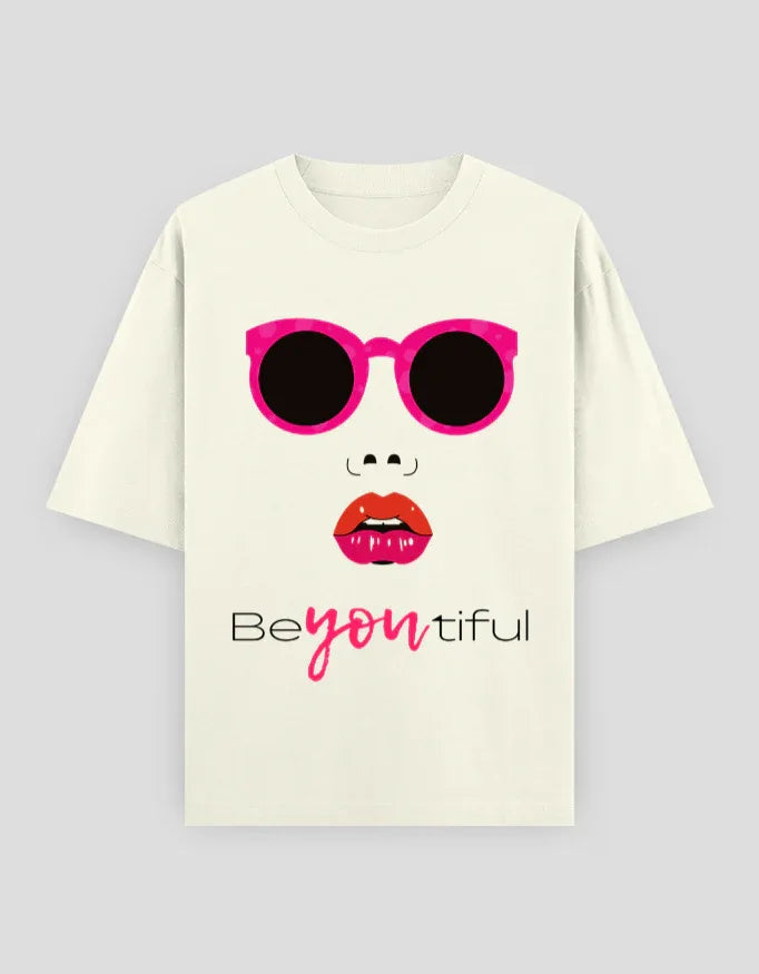 BeYoutiful Graphic Oversized Classic T-Shirt for Women - Not So Suttle