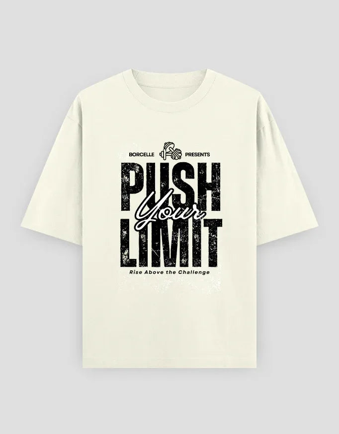Push Your Limit Graphic Oversized Classic T-Shirt for Women - Not So Suttle