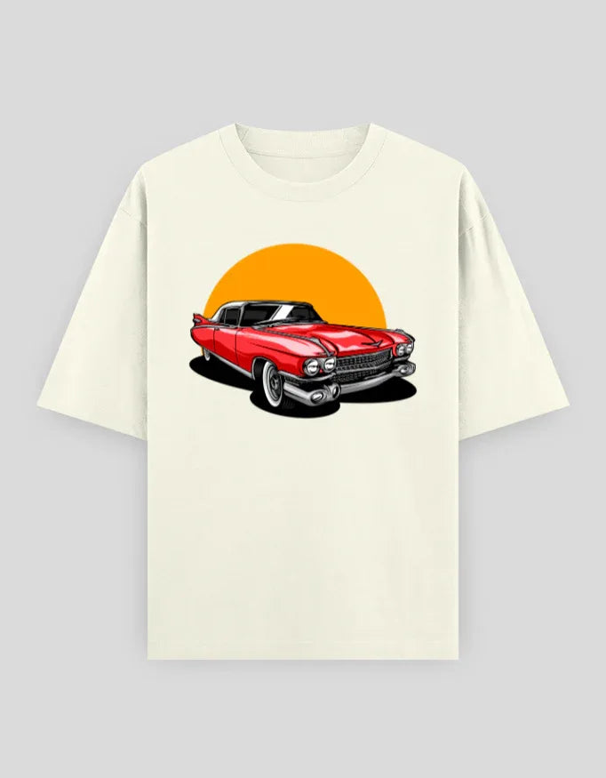Mustang Graphic Oversized Classic T-Shirt for Men - Not So Suttle